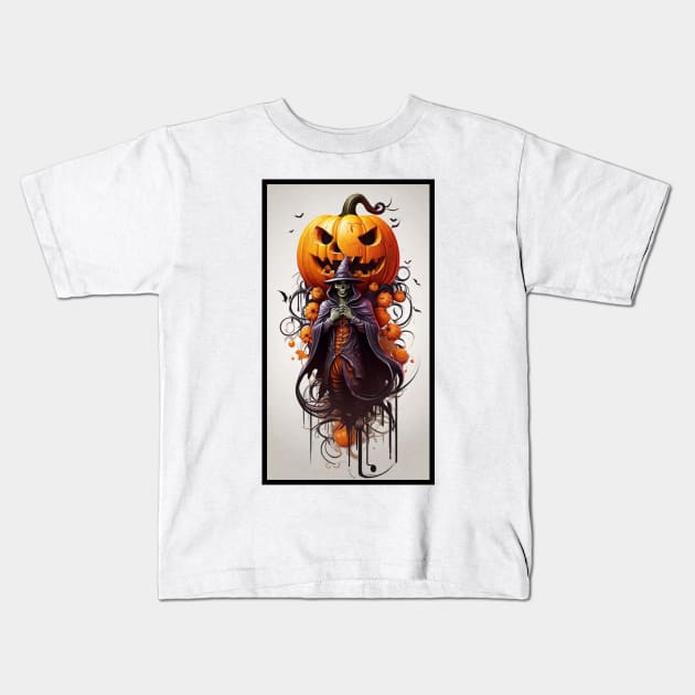 Halloween Carnival of Colors : II Kids T-Shirt by Silvana Collection